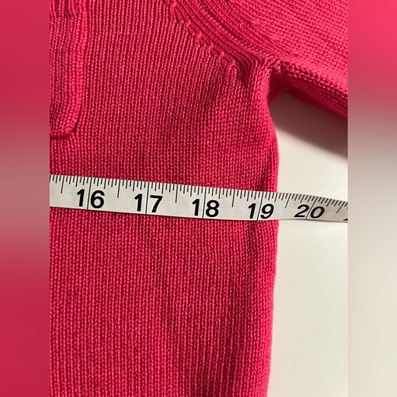Athe by Vanessa Bruno Barbie pink wrap back sweater size S-M - Picture 6 of 7